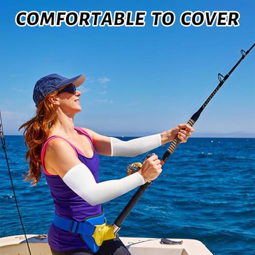 Set van 2 Pairs Armwarmers voor mannen en vrouwen, UV-bescherming, Armwarmers voor Golfrijden, Games, Arm Mouwen voor alle buitenactiviteiten 4