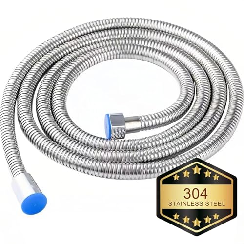 304 Stainless Steel Slang Douche, 5 Metres, 1/2 Inch Aansluiting Slang voor douchekop, Explosie Proof Douchekop, voor Badkamer, Keuken, Hotel