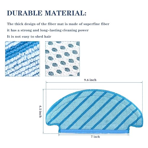 6st Mop Lampen voor Ecovacs DEEBOT OZMO T8 Stofzuiger Vervanging Delen Accessoire 3