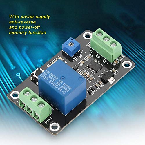 5V/12V/24V Vertraging Timer Relais Self-locking Delay On Off Timer Switch Super 555 Timer DC(DC5V) 4