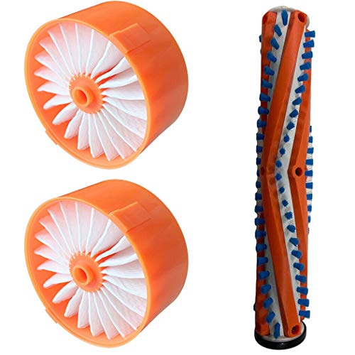 Filter en microfoon borstel set voor Black+Decker Powerserie batterij stofzuiger BSV2020G, 4 stuks