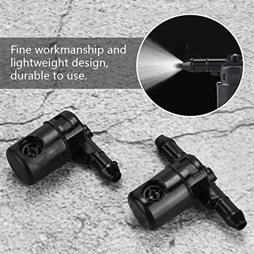 Windscherm Washer Spray Jet Kit, 2 stuks Windscherm Wasmachine Wasmachine 12782509 Compatibel met Opel Astra G + H, Corsa C + D, Tigra B Twin Top