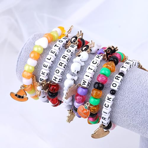 Acryl brief kralen 1000 st 6mm witte kralen zwarte letters alfabet kralen A tot Z kubus voor DIY het maken van armbanden ketting sieraden 4