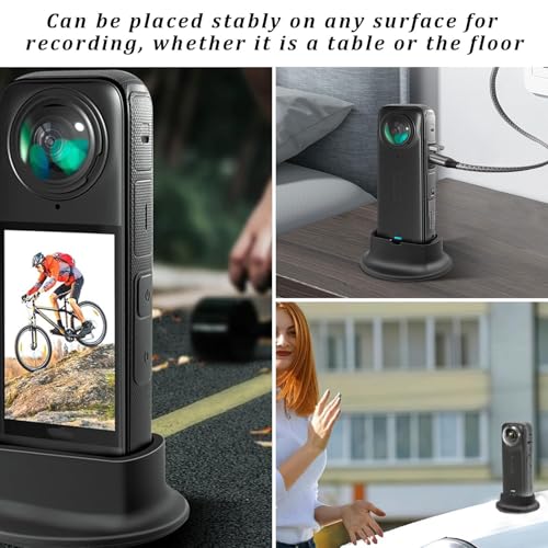 Panoramakamera Stand Insta 360 X4 Siliconen houder Insta 360 Houder Insta 360 x 4 Accessoires (stabiel, non-slip, Drop Resistant) 5