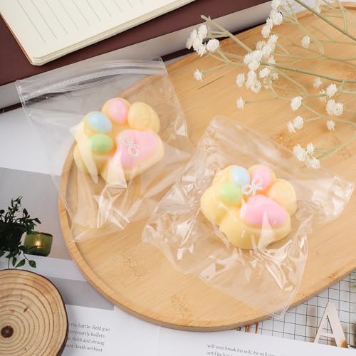 2Stuks kattenpoot knijpen Speelgoed, Jelly Kitty Paw Fidget Speelgoed Squishy Zachte Squishy Animal Paw Kawaii Kat Paw Squishy Schattig geschenk voor thuis kantoor ontspannen (Dopamine Geel) 3