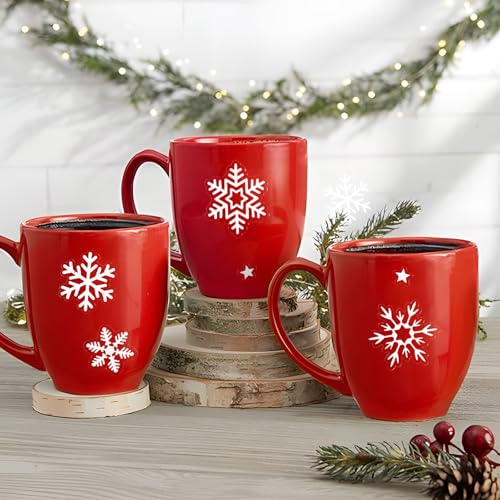 5 Vellen Kerstmis Stickers, Sneeuwvlokken, Glitters Sterren, Wit, Kerstmis Decoratie, Glitter Stickers voor Gift, Scrapbooking, Kaarten, Groetkaarten, Enveloppen, Pakketten (White) 4