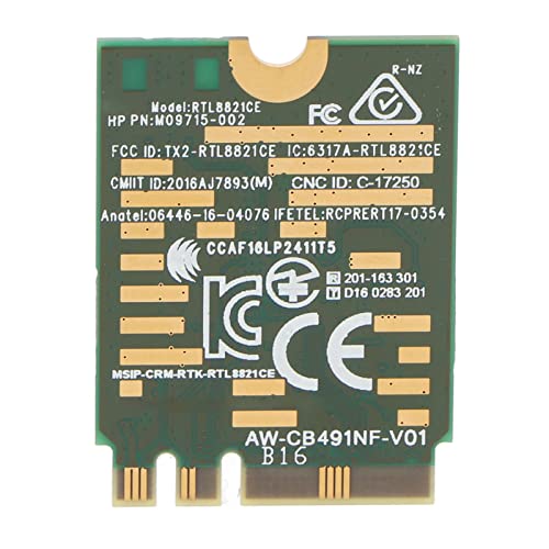 RTL8821CE WiFi-kaart, plug en play Stabiele AW CB491NF-netwerk voor laptop RT L8821 C M.2 Interface BT4.2 Hoge snelheid 3