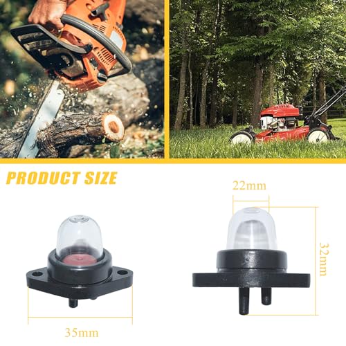 6Pcs Carburator Primer Pump Lampen Fit Poulan Craftsman Chainsaw 530071835 Walbro 188-513 WT-119 WT-265