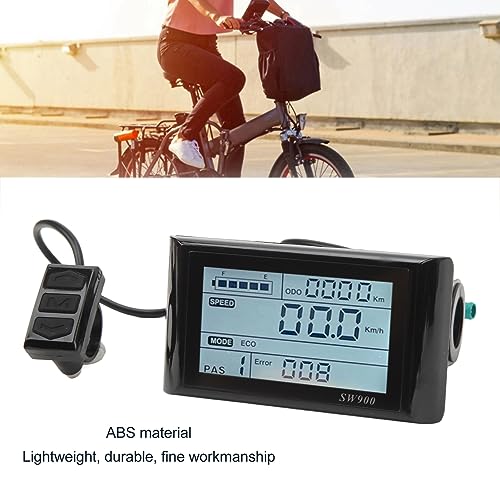 Elektrische Fiets LCD Display, 5 Pin Waterbestendig ABS Elektrische Fiets LCD Panel Screen met Power Knoppen Batterij Indicatoren voor JN Controllers 3