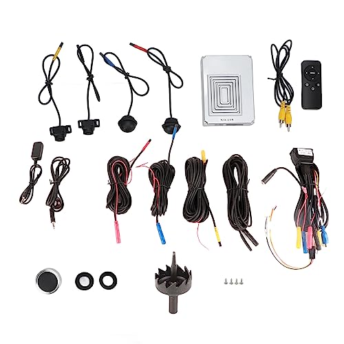 360 Vogel View Car Camera Systeem 360 Degree Care System Metaal ABS 360 Degree Omgeving Camera Systeem Nacht 170° Brede Hoek Universeel