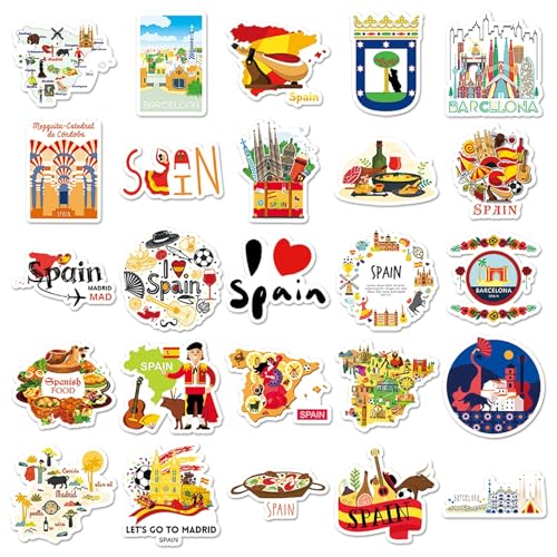 Spin Stickers voor tieners en volwassenen, Pak van 50, Waterdichte Vinyl Stickers Set, Auto, Motorfiets, Fiets, Skateboard, Snowboard, Bagage, Laptop, Koffer, Helm, Motorfiets, Computer