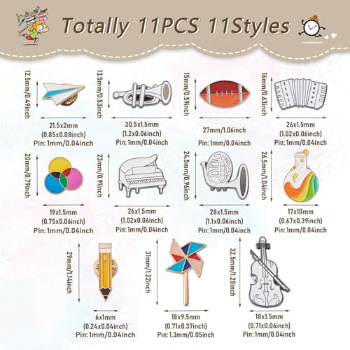 Cartoon Enamel Brooch Pins Set Metalen Legering Enamel Pin Badges voor rugzakken Kledingtassen Accessoires DIY Crafts 4
