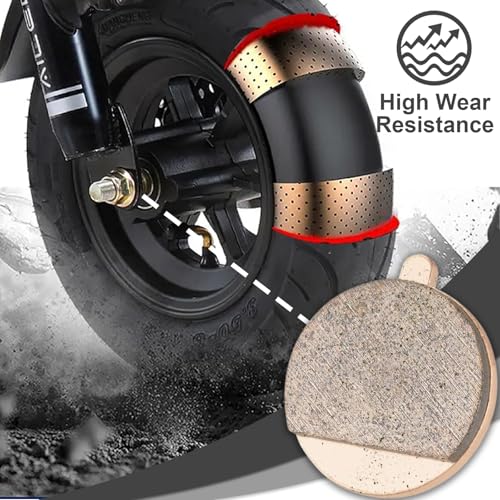 Set van 4 remblokken 24 x 21.5 mm Scooterrempeds Scooter Remkussens Schijf rempads voor M4/M4 Pro elektrische scooter 4