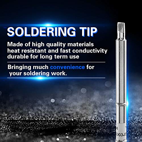 Remplaatsing d'Outil de Soudure de Bouts de Fer de Série de T12 pour le Remaniement FX-951 est Idéal pour le Soudage à Basse Température 200°C ~ 480(T12-D4) 3