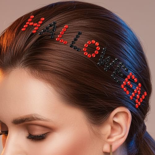 Rode en zwarte zichtsstenen, zelfklevende straset, Haarstenen met pincet, 3/4/5/6 mm, zichtssieraden voor Halloween, make-up, festivals en doe-het-zelf knutselwerk 5