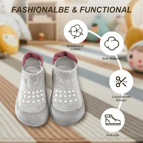 Baby kruipende schoenen, running schoenen, kinderen, non-slip slippers, sokken schoenen voor meisjes en jongens 3