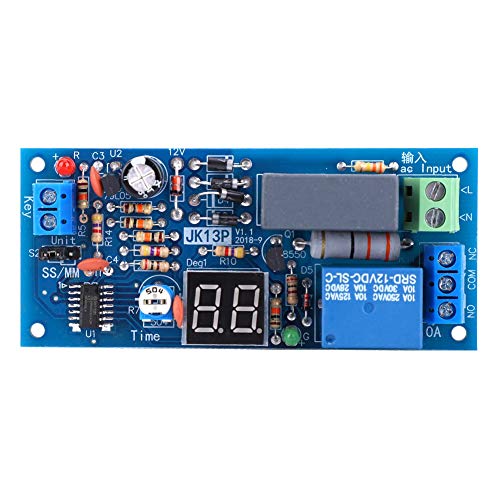 Delay Timer Relay Module 220VAC 1.0W, Delay Relay Timer 1-99 Seconden/1-99 Minuten tijdbereik