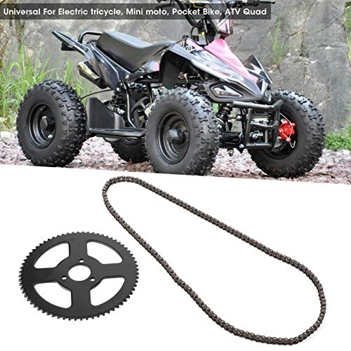 Achterwiel, 25H 144 Links ketting, tandwielketting voor elektrische Tricycle Mini Moto Pocket Bike ATV Quad accessoire
