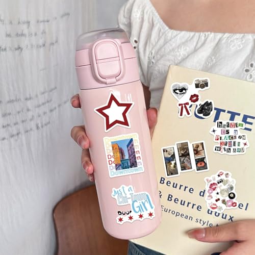 Downtown Y2K Girls Stickers voor tieners en volwassenen, 100 stuks, Y2K Downtown Waterdichte Vinyl Sticker Set, Auto, Motorfiets, Fiets, Skateboard, Snowboard, Bagage, Laptop, Koffer, Helm 3