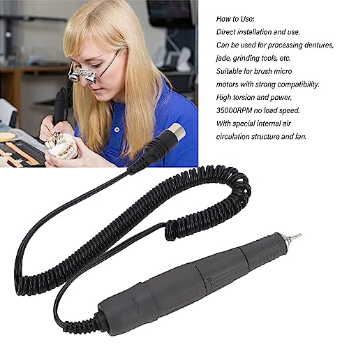 Micromotor Handle Micro Motor handstuk CW CCW 35000RPM met koolstofborstel voor het polijsten slijpen 5