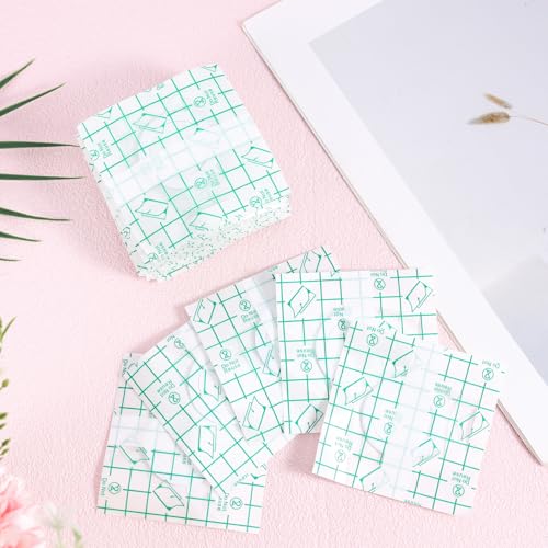 30 Stuks Castor olie Patches voor Navel, Zelfklevende PU Film Castor olie wrapping Pad Biologische Cover Compressie Patch huid Vriendelijk zeer Absorberend Anti-Seepage 3