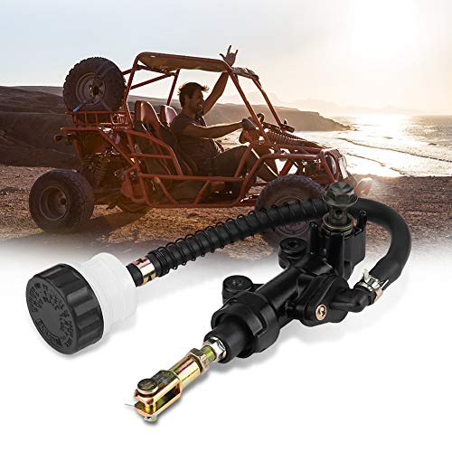 KIMISS Hinten Fußbremspumpe, Hauptbremszylinder Hoofd Zylinder mit Bremse Hydraulische Pomp 3