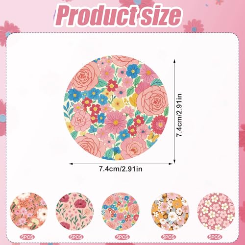 25 Pieces lijm Patches voor Libre 2 en 3, 5 Styles Ronde Sensor Covers ademende waterdichte en Sweatproof Sensor Stickers lijm Patches voor CGM