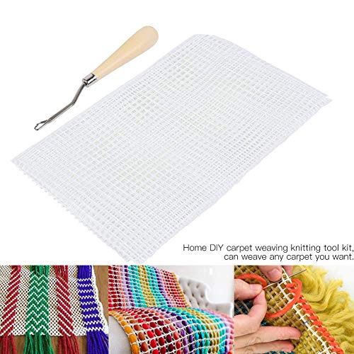 Transparant kunststof mes Canvas Kit Mesh DIY Tapijt Canvas Tapijt maken Stof Canvas Tapijt ESH Breivels voor Borduren 50x50cm 5