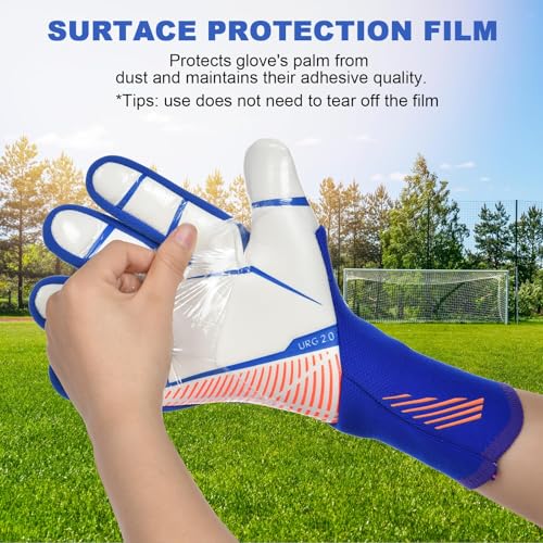 Goalkeeper Handschoenen, Kinderen en Jeugd Voetbal Handschoenen, Training Handschoenen, Non-Slip Materiaal, Dubbele Bescherming 5