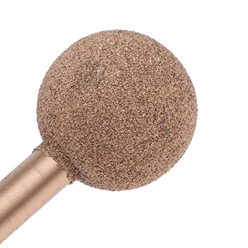 Gereedschap 6MM Shank Marble Grinding Edge Router bit Gebrased Diamond Rotating Burr Carving Peeling Tool voor Jade Stone Betonkeramiek -16MM-100# 4