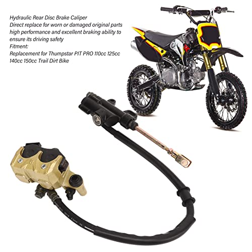 Hydraulische schijf Remkaliber Achterschijf Remkalibersysteem met remkussens Vervanging voor Thumpstar PIT PRO Trail Dirt Bike Achterremkrater 140 3