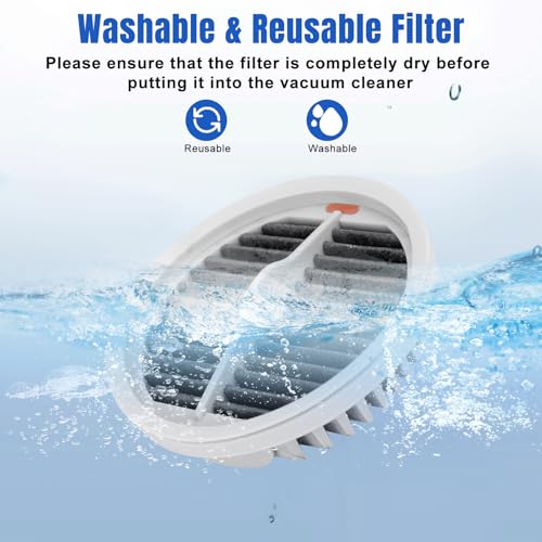 6 st Wasbare HEPA Filter voor Xiaomi Roidmi X20/X30/X30/S2/F8 Storm Pro Cordless Stofzuiger 5