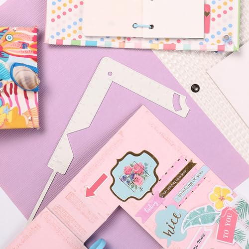 Boekenbinder voor nauwkeurige meting en positionering voor boekbinders, gemaakt van massief metaal 5