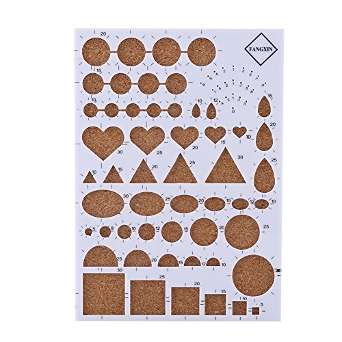 DIY Papier Craft Quilling Tools Sets (4 kleuren optioneel) met Cork Quilling Template Board + Tweezers + Naalden + Slot Pen Quilling Tool, Wit
