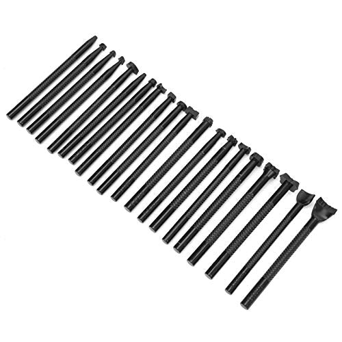 20-Piece Stamping Tool Set, Lederen Handling Zadel voor het maken van lederen hand snijden, diverse vormen, gereedschap 5