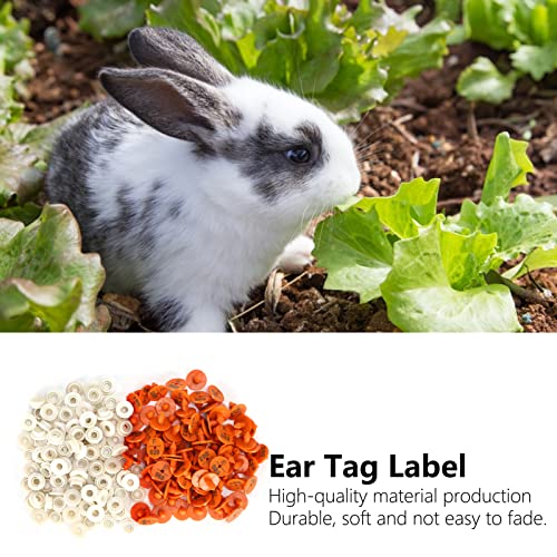 100 Sets oor tag, Konijn oor tag nummer dier identificatie tag marker boerderij voorraden, vee voorraden