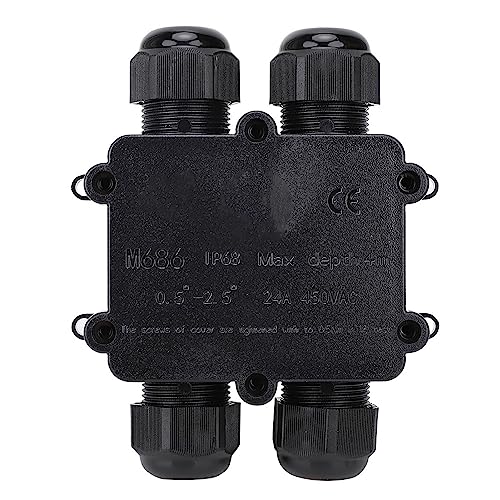 IP68 kunststof waterdichte aansluitdoos, M686 buitenkabel 4 weg H type elektrische aansluitdoos, voor waterdichte buitenapparatuur, straatverlichting, begraven verlichting