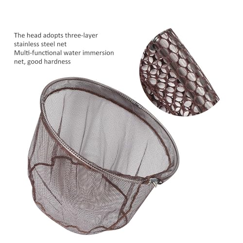 Vissen Net Vissen Dip Net Outdoor Quick Dry Vistuig Accessoires voor Outdoor Vissen, Vissen Net Vervanging Mesh voor Visser (15,7in) 5