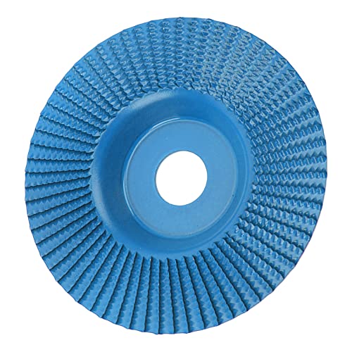Hoek slijpen schijf, hout snijden schijfvorm wiel 125mm wolfraam carbide houtbewerking accessoire (blauw)