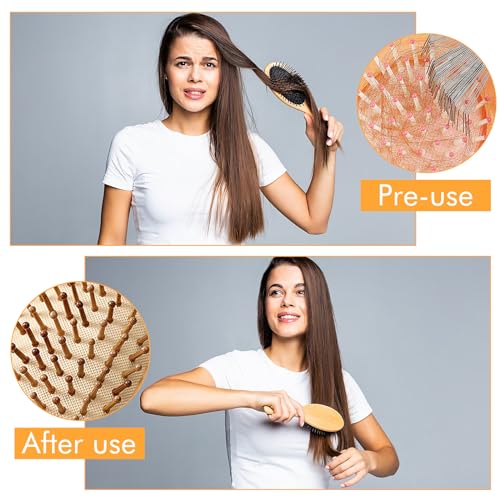 4Pcs Haarborstel Cleaner Tool Set, Haarborstel Reiniging Klauwen Rake Design borstel Cleaner Comb Reiniging borstel Verwijderaar Mini Haarinstrument voor het verwijderen van haar stof vuil 3