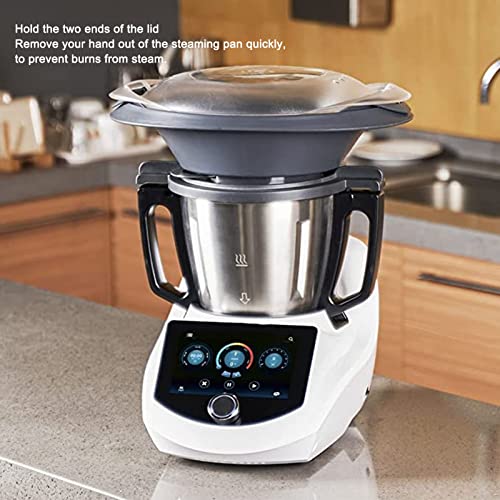 Steamer deksel, Houd de warmte ABS hitteweerstand Handig om Varoma deksel veilig te gebruiken voor thermomix TM6 TM5 TM31 3