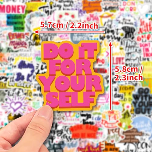 Inspire Sticker Set voor kinderen Tieners, 200 stuks, Waterdichte Vinyl Stickers, Laptop Skateboard, Koffer, Helm, Auto, Fiets, Mobiele telefoon, Motorfiets, Fiets, Scrapbook, Cadeau, Dagboek 3
