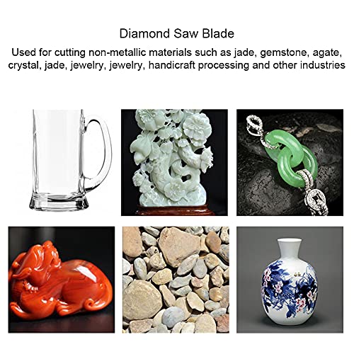 Diamond Saw Disc, Saw Disc, Straight Tooth Piece Lapidary Disc Saw Blade Cutting Disc Blade (150 * 20 * 0,5 Straight, Diamond Blades (150 * 20 * 0,5 Straight Tooth Piece) 4