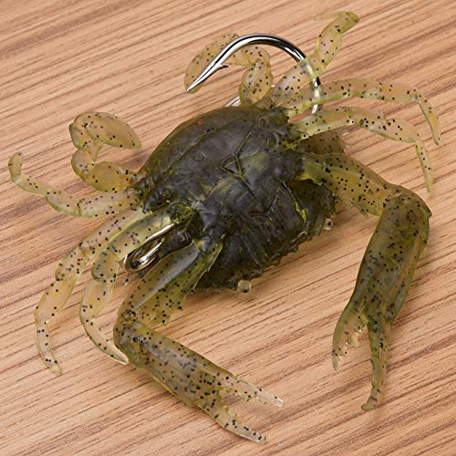 Vissen, 3 opties 3PCS Uitstekend visueel effect Vissen Krabben, Zeevissen voor wilde visserij (1#) 5