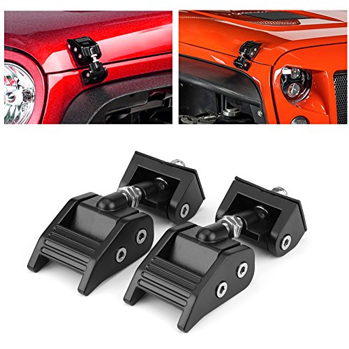 2pcs motorkap slot gesp kit voor JK Unlimited 2007-2017 jk 4