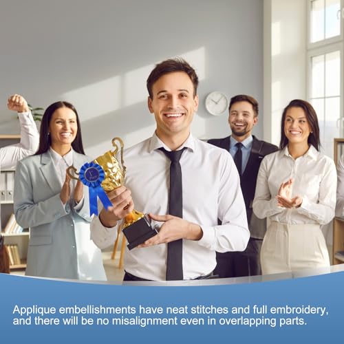 9 sts award linten, 1e plaats trofee erkenning lint winnaar prijs linten deelname medaille linten voor competitie sport evenement, blauw 5