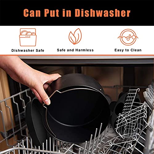 Cakevorm, Cake en Pizza Air Fryer Fryer Frying Pan Barrel Vorm, Iron Fryer Cake Pan Cake Barrel Friteuse Accessoires voor HD9925 HD9860 HD9905 01(22cm) 5