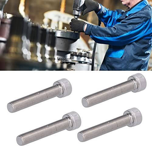 4 st M10 Hex Bolt Socket Cap Head Hex Socket Bolt A2 Roestvrij staal 1,25mm Fijne pitch Machine bevestigingsapparaat hardware(M10*55) 5