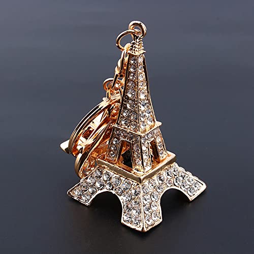 Eiffeltoren Keychain Charm - Paris Eiffeltoren Keychains Silver Retro Souvenirs 5