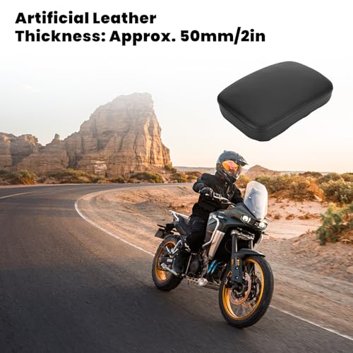 Faux Lederen Motorfiets Passagier Zetel Kussen 8 Zuig Cup Universele rijden Achterzitkussen Draagbare Passagier Kussen Past op de meeste motorfietsen 3